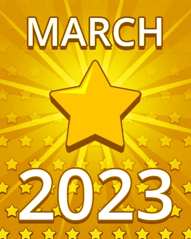 All Stars March 2023 Badge - Pogo Daily Sudoku
