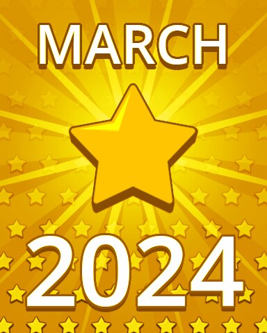 All Stars March 2024 Badge - Pogo Daily Sudoku