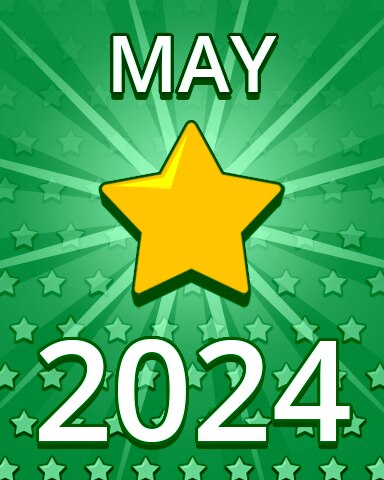 All Stars May 2024 Badge - Pogo Daily Sudoku