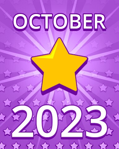 All Stars October 2023 Badge - Pogo Daily Sudoku