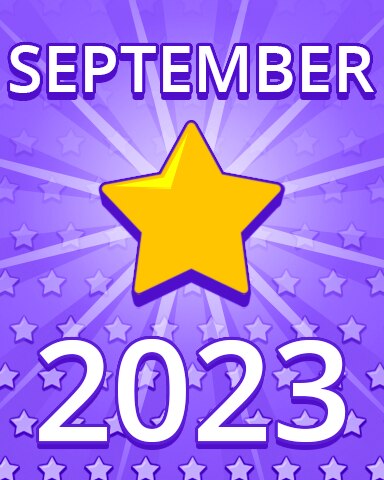 All Stars September 2023 Badge - Pogo Daily Sudoku