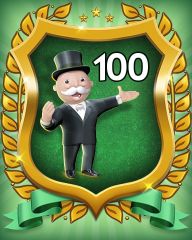 Rank 100 Badge - MONOPOLY Sudoku