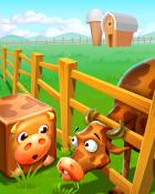 Stack'em HD How Now Brown Cow Badge