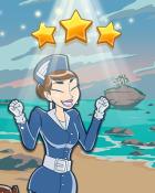 Jet Set Solitaire Christmas Island World Class Badge