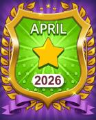 Pogo Daily Sudoku All Stars April 2026 Badge