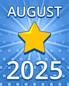 Pogo Daily Sudoku All Stars August 2025 Badge