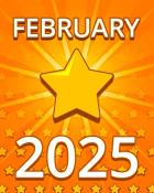 Pogo Daily Sudoku All Stars February 2025 Badge