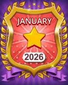 Pogo Daily Sudoku All Stars January 2026 Badge