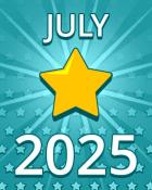 Pogo Daily Sudoku All Stars July 2025 Badge
