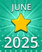 Pogo Daily Sudoku All Stars June 2025 Badge