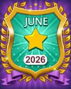 Pogo Daily Sudoku All Stars June 2026 Badge