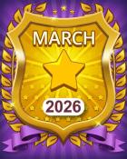 Pogo Daily Sudoku All Stars March 2026 Badge