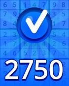 Pogo Daily Sudoku Beginner 2750 Puzzles Badge