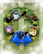 Sugar's Spades Wreath Badge - Spades HD