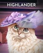 Canasta HD Highlander Cats In Hats Badge