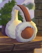 Ear Muffs Cozy Chalet Badge