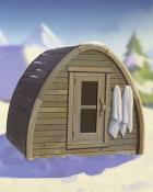 Small Sauna Cozy Chalet Badge
