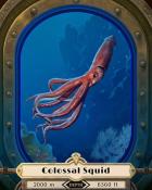 Colossal Squid Deep Sea Creatures Badge - Rainy Day Spider Solitaire HD