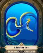 Ribbon Eel Deep Sea Creatures Badge - Thousand Island Solitaire HD
