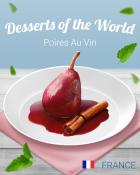 Poires au Vin World Dessert Badge - Canasta HD
