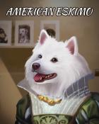 Quinn's Aquarium American Eskimo Dog Dogs in Disguise Badge