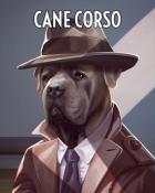 MONOPOLY Sudoku Cane Corso Dogs in Disguise Badge