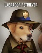 Tri-Peaks Solitaire HD Labrador Retriever Dogs in Disguise Badge