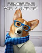 Dice City Roller HD Pembroke Welsh Corgi Dogs in Disguise Badge