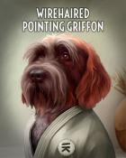 Claire Hart: Secret in the Shadows Wirehaired Pointing Griffon Dogs in Disguise Badge