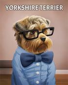 Mahjong Sanctuary Yorkshire Terrier Dogs in Disguise Badge