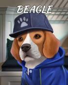 Pogo Slots Beagle Dogs in Disguise Badge