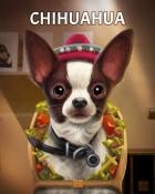 Canasta HD Chihuahua Dogs in Disguise Badge