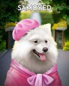 First Class Solitaire HD Samoyed Dogs in Disguise Badge