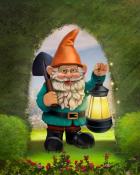 Cheery Gnome Garden Friends Badge - Mahjong Garden HD