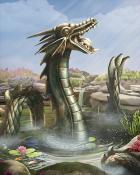 Sea Serpent Garden Friends Badge - Jungle Gin HD