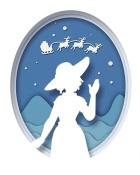 World Class Solitaire HD Bye Santa Holiday Cards Badge