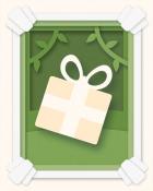 Tri-Peaks Solitaire HD Gift Box for You Holiday Cards Badge