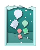 Poppit! HD Gifts Falling from Sky Holiday Cards Badge