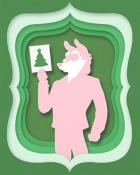 Spades HD Giving Christmas Card Holiday Cards Badge