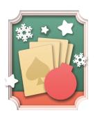 Spades HD Ornament and Cards Holiday Cards Badge