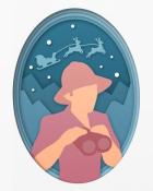 Tri-Peaks Solitaire HD Where is Santa Holiday Cards Badge