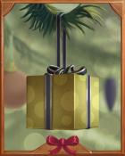 Wrapped Present Holiday Ornaments Badge - Dice City Roller HD