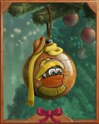 Octavia Bauble Holiday Ornaments Badge - Word Whomp HD