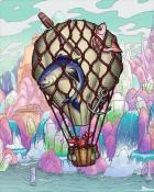 Tri-Peaks Solitaire HD Fishnet Hot Air Balloons Badge
