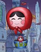 Tri-Peaks Solitaire HD Trizzle Hot Air Balloons Badge