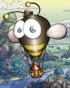 Tri-Peaks Solitaire HD Tumblebees Hot Air Balloons Badge
