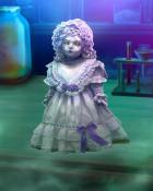 Creepy Doll Mad Scientist Lab Badge