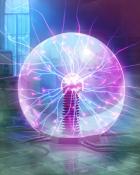 Plasma Ball Mad Scientist Lab Badge