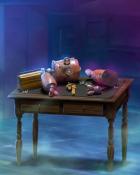 Robot Parts Mad Scientist Lab Badge