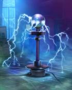 Tesla Coil Mad Scientist Lab Badge